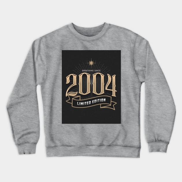 Born in Year 2004 Crewneck Sweatshirt by TheSoldierOfFortune